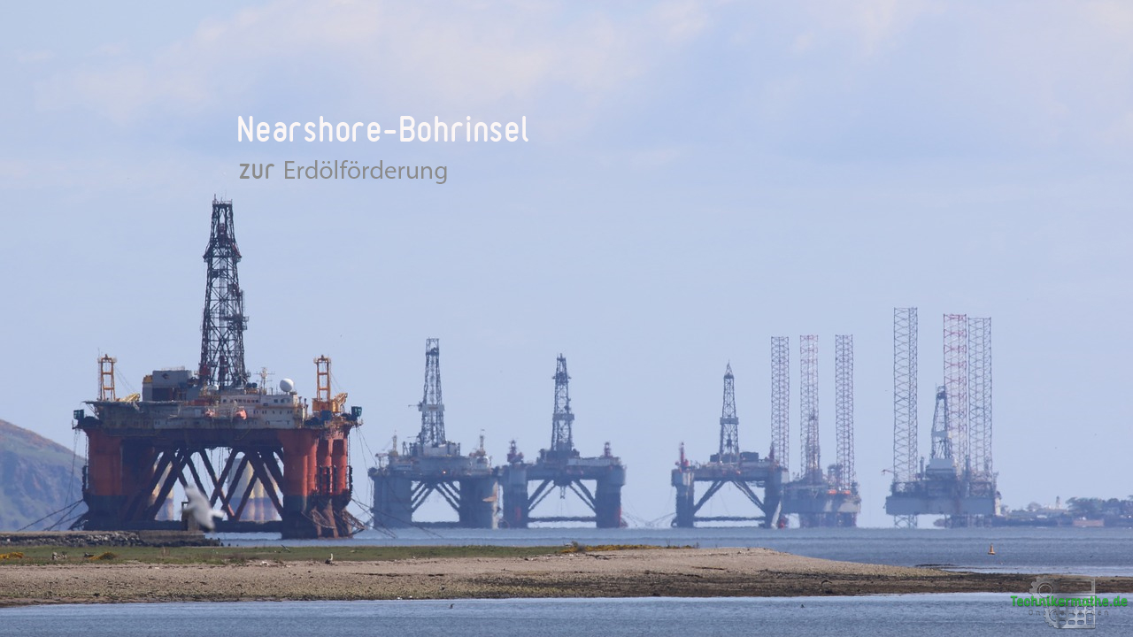 Ölwirtschaft - Nearshore-Bohrinsel
