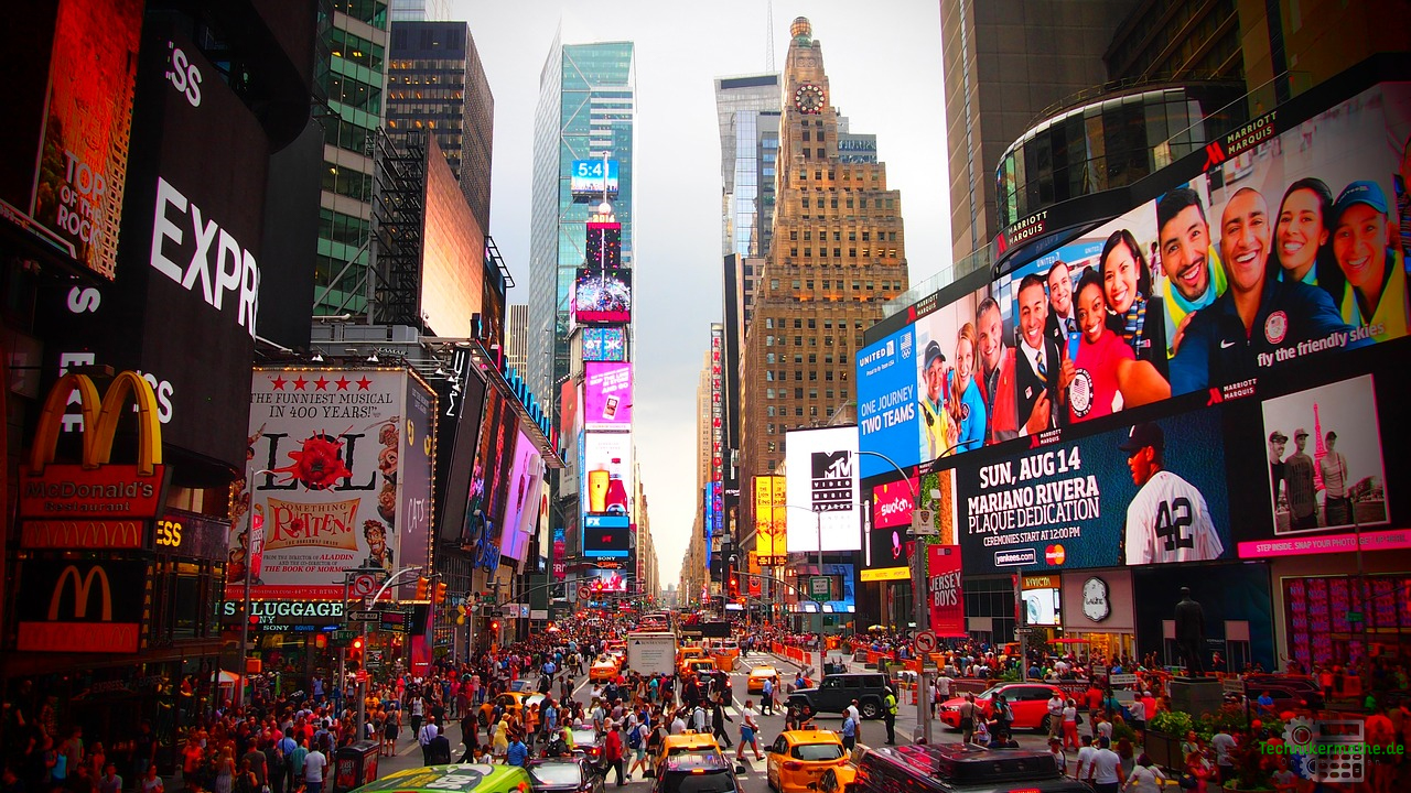 Energieverbrauch des Verkehrs - Times Square