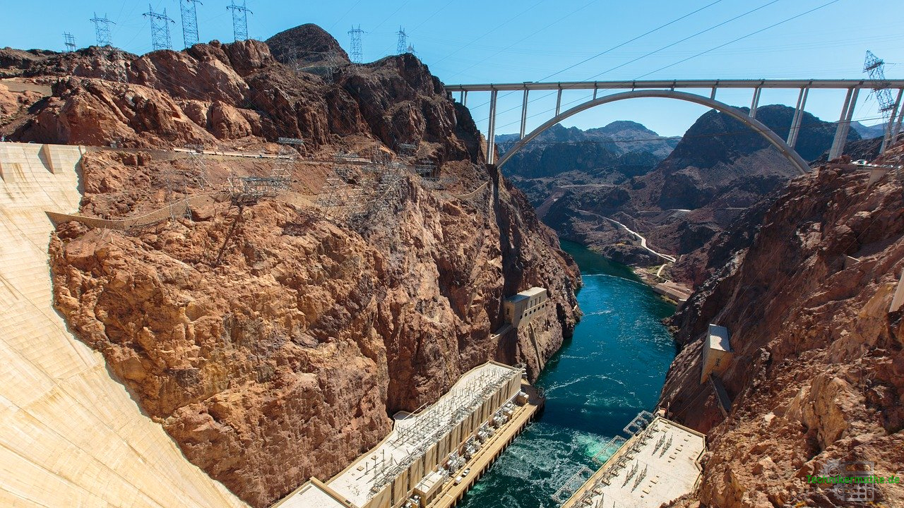 Kraftwerkskapazitäten - Wasserkraftwerk - Hoover-Damm
