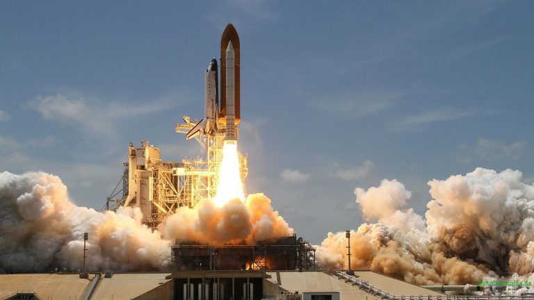 Beschleunigungsarbeit - Raketenstart, Space Shuttle