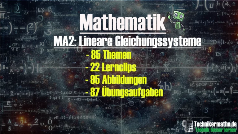 Technik besser lernen 29 Lineare Gleichungssysteme