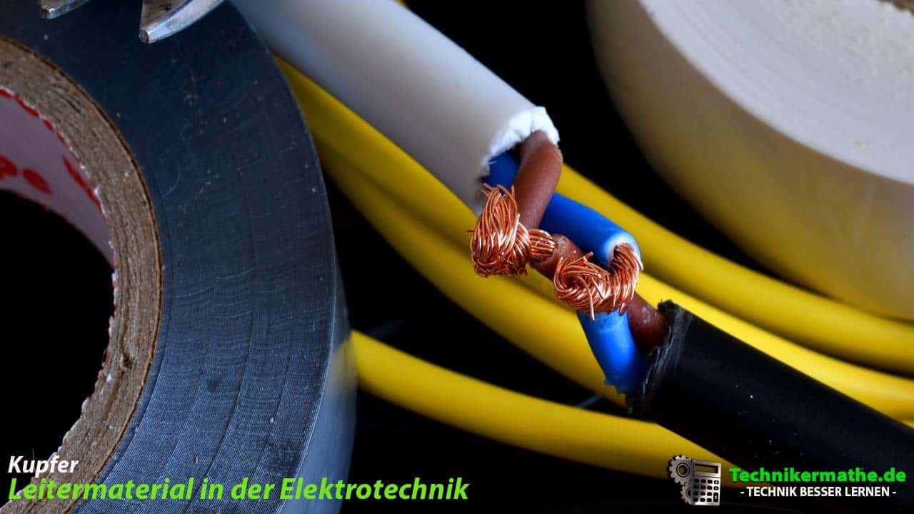 Ladungsträgerbewegung - Kupfer als Leitermaterial