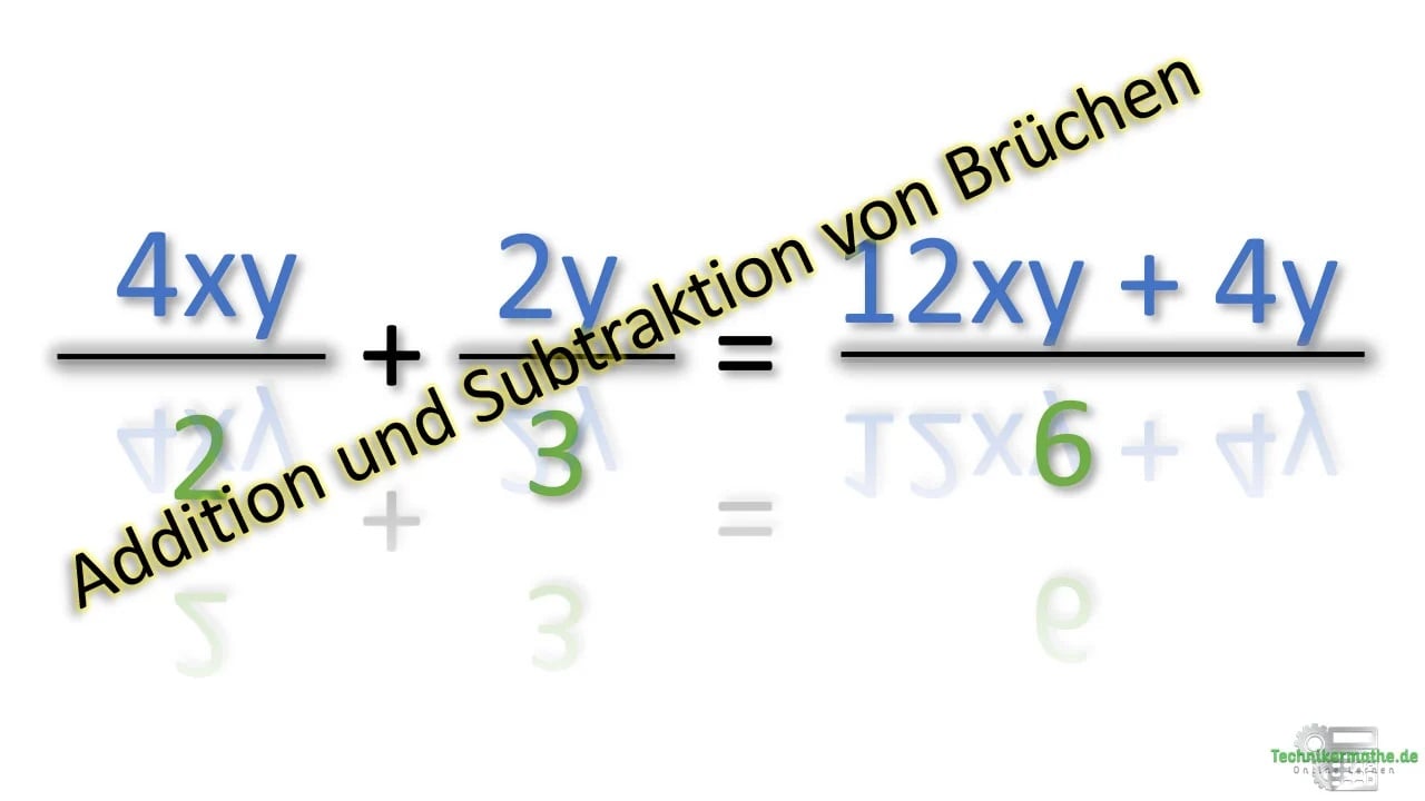 Gleichnamige Brüche Addieren Und Subtrahieren Brüche addieren | Brüche subtrahieren | einfach erklärt 1a