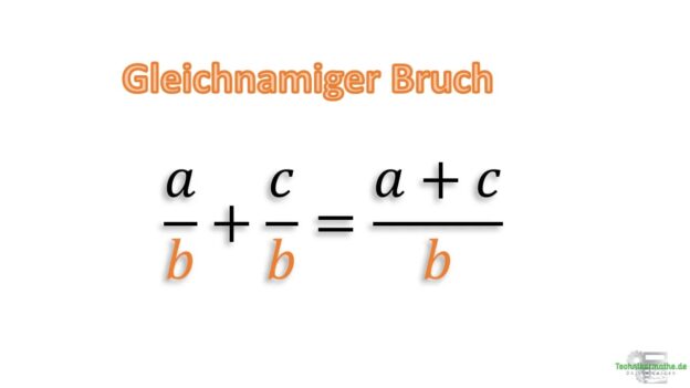 Gleichnamige Brüche Addieren Und Subtrahieren Brüche addieren | Brüche subtrahieren | einfach erklärt 1a