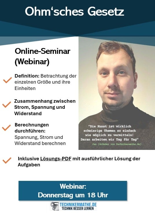 Ohmsches Gesetz, Webinar