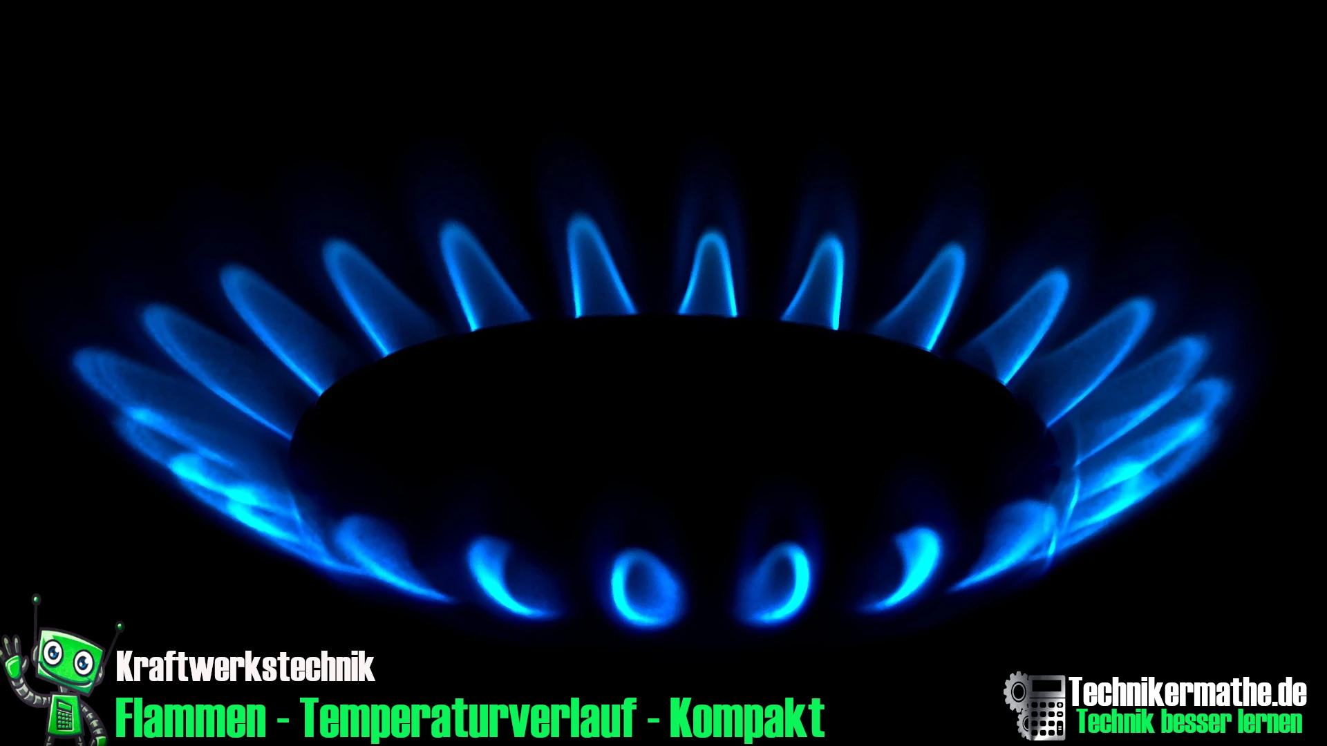 Temperaturverlauf in eine Flamme Temperaturverlauf in eine Flamme